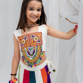 Elegant Multicolor Rayon With Gamthi Work Designer Lehenga Choli for Girls