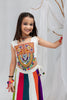 Elegant Multicolor Rayon With Gamthi Work Designer Lehenga Choli for Girls