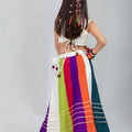 Elegant Multicolor Rayon With Gamthi Work Designer Lehenga Choli for Girls
