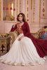 Royal Maroon Cotton Gamthi Work Indo-Western Navratri Lehenga Choli for Women