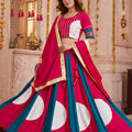 Traditional Multicolor Cotton Designer Lehenga Choli with Gamthi Work for Women