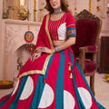 Traditional Multicolor Cotton Designer Lehenga Choli with Gamthi Work for Women