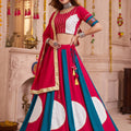 Traditional Multicolor Cotton Designer Lehenga Choli with Gamthi Work for Women