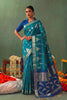 Royal Sky Blue Soft Silk Jacquard Work Saree for Women