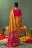 Premium Mustard Yellow Soft Silk Jacquard Work Saree for Women