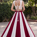 Stylish Maroon and White Rayon Embroidered Indo Western Lehenga Choli for Navratri