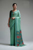 Refreshing Mint Green Soft Jamdani Cotton Saree Printed Work for Women