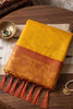 Vibrant Yellow Silk Jacquard Work Saree for Women