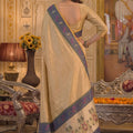 Premium Gold Tissue Silk Weaving Work Saree for Women