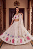 Charming White Rayon Mirror Work Designer Lehenga Choli with Dupatta for Women