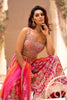 Exquisite Rani Pink Chinon Silk Designer Palazzo Suit with Heavy Embroidery Work and Dupatta