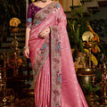 Elegant Cream Pure Tissue Saree Heavy Beads and Sequin Handwork for Women