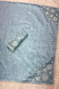 Serene Sky Blue Cotton Saree with Thread Embroidery Work for Women