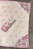 Lustrous Cream Cotton Saree with Thread Embroidery Work for Women