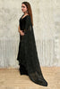 Designer Black Party Wear Saree with Intricate Sequins Embellishments