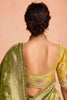 Olive Green Soft Silk Saree with Zari Weaving Designer Blouse