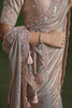 Grey Silk Saree with Embroidered Border and Designer Blouse