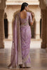 Lavender Organza Silk Saree with Heavy Embroidery Designer Border