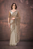 Designer Gold Net Saree Net with Heavy Blouse Party Wear Saree