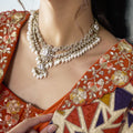 Rust Orange Satin Designer Saree Embroidered Blouse Printed Jacket