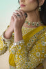 Mustard Yellow Satin Designer Saree Heavy Embroidered Blouse