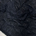 Designer Black Party Wear Saree with Intricate Sequins Embellishments
