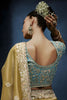 Luxury Mustard Gold Embroidered Saree with Designer Blouse