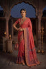 Red Traditional Banarasi Silk Saree Rich Woven Border Design
