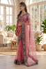 Pink Organza Saree with Embroidered Border Designer Blouse