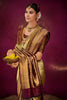 Traditional Gold Kanjivaram Silk Saree with Rich Zari Border