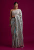 Sea Green Heavy Embroidered Designer Saree with Blouse