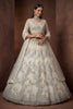 Elegant Off White Embroidered Sequins Net Lehenga Choli with Dupatta for Women