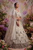 Traditional White Net Embroidered Bridal Lehenga Choli with Designer Dupatta for Wedding Wear