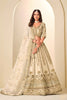 Stunning Beige Embroidered Art Silk Lehenga Choli with Dupatta for Wedding