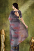 Multicolor Printed Designer Saree with Matching Blouse
