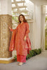 Vibrant Coral Pink Straight Cambric Cotton Digital  Printed Salwar Suit Designer Dupatta