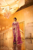 Magenta Pink Embroidered Silk Saree with Heavy Zari Work Wedding Wear
