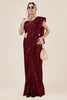 Wine Maroon Net Saree with Heavy Sequins Embroidery Designer Blouse