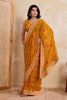 Mustard Yellow Printed Saree Traditional Motif Design Decorative Border