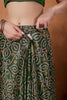 Green Bandhani Print Saree with Designer Pallu Wear Saree