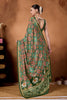 Green Bandhani Print Saree with Designer Pallu Wear Saree