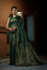 Magnificent Dark Green Pure Kanjivaram Weaving Silk Saree for Women