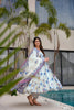 Elegant Off-White Muslin Digital Printed Anarkali Salwar Suit with Dupatta