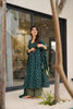 Fancy Dark Green Muslin Digital Printed Anarkali Salwar Suit with Dupatta