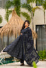 Stunning Black Muslin Digital Floral Printed Anarkali Salwar Suit with Dupatta