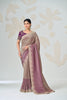 Premium Purple Viscose Saree Embroidery Border for Women