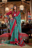 Traditional Green Maroon Patola Print Saree with Rich Pallu