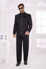 Stylish Black Embroidered Jodhpuri Jacket Without Pant for Wedding