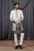 Elegant Green Art Silk Embroidered Kurta Pyjama with Designer Jacket Set for Men