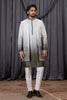 Elegant Green Art Silk Embroidered Kurta Pyjama with Designer Jacket Set for Men